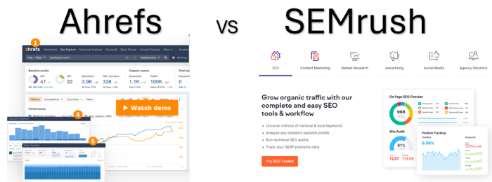 ahrefs vs semrush